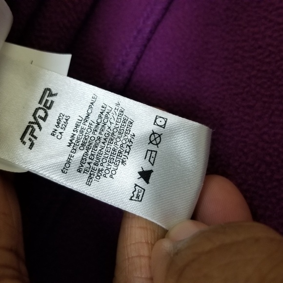 Spyder Women's Jacket Purple Size S - Picture 5 of 6